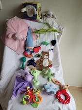 Babyspielzeug, KONVOLUT, Greifling  Rassel Mobile Schnuffeltuch Haba Sigikid