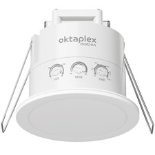 Präsenzmelder 360° Bewegungsmelder IP65 HF-Technik weiß Innen Decke Unterputz