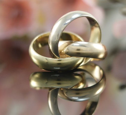 Tricolor ring 750er - tricolor, 18
