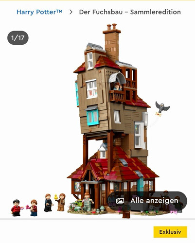 Lego harry potter der - potter, fuchsbau