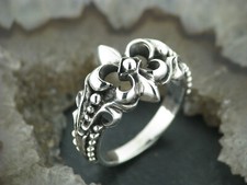 Silberring ring lis lilie - lis,