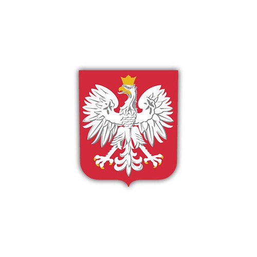 Aufkleber sticker wappen polen - wappen,