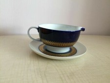 Thomas Porzellan Sauciere Rotunda Echt Kobalt & Goldbordüre,nie Gebraucht, Neuw.