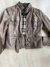 Original Belstaff Lederjacke Tourmaster Gold Label, Gr. 36 / IT 42, Taupe