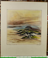 Ernst Peter Rade * 1938 Acryl Tempera Malerei irische Atlantikküste maritim 1980