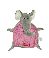 Esprit Sigikid ELEFANT grau & rosa Schmusetuch Schnuffeltuch Kuscheltuch ? Herz