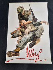 Ausstellungsplakat WHY Antikriegs-Plakat Kunst London 1985 Paul Simmons