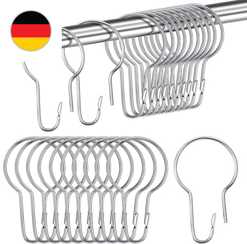 Stück duschvorhang haken - 24,