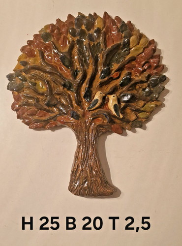 Vintage keramik wandrelief - vintage,