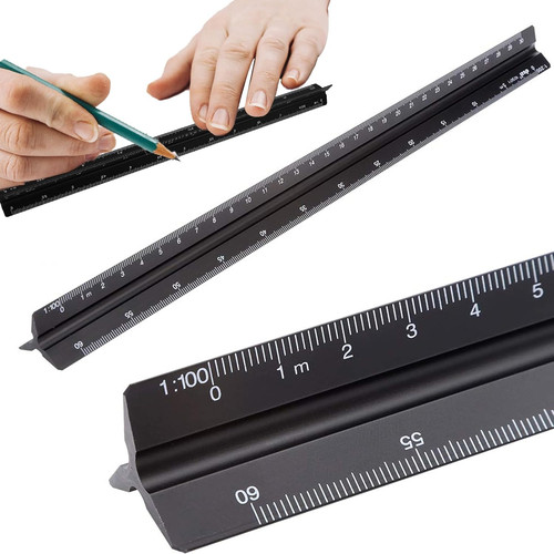 Dreikantmaßstab lineal - dreikantmaßstab,lineal, 30