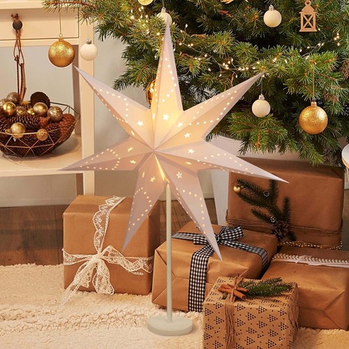 55cm papierstern tischlampe - 35/55cm,