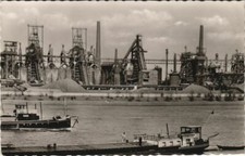 CPA AK Duisburg blick a. Huttenwerk Rheinhausen GERMANY (1079506)