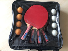 Tischtennis Team School Set 4x Tischtennisschläger 8x TT Bälle inkl Tasche NEU