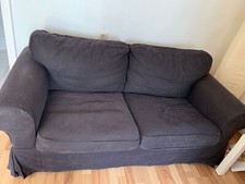 Sofa Ikea Ektorp 2er Sofa + Puffer