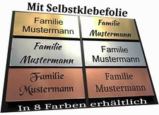 Klingelschild Türschild