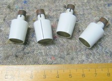 4 Knöpfe SIEMENS Röhrenradio Messingkappe