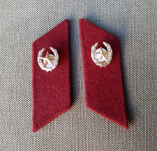 Kragenspiegel weinrot kurz