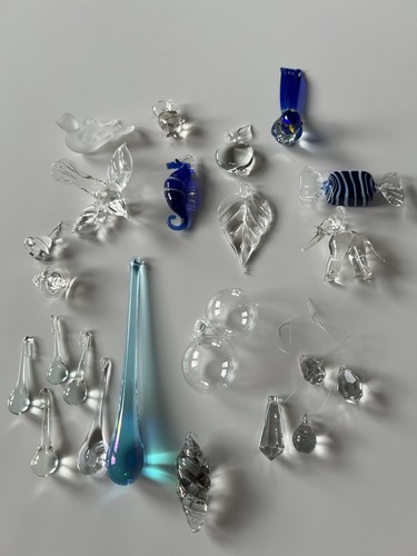 Anhänger baum zweige - baum, glas