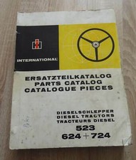 IHC Schlepper 523 + 624 + 724 Ersatzteilkatalog
