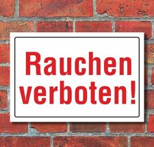 Schild Rauchen verboten, 3 mm
