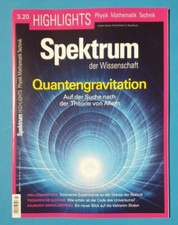 Spektrum der Wissenschaft Highlights 3/20 ungelesen 1A abs. TOP