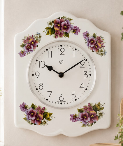 Küchenuhr wanduhr lila - küchenuhr,