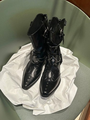 Schwarz spitze western - schwarz,