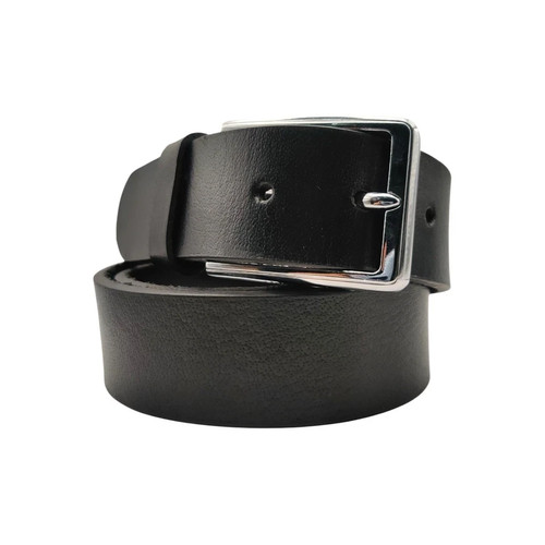 Gürtel leder schwarz 35mm - gürtel,
