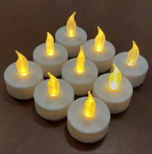 LED elektrische Teelichter inkl. Batterie Teelicht warmweiß flackernd flammenlos