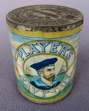 RARE VINTAGE JOHN PLAYERS NAVY CUT BLECH ZIGARETTEN DOSE