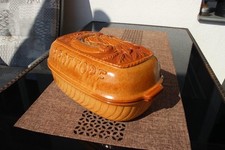 Brottopf aus Ton mit Deckel