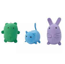 IKEA GREJSIMOJS Stofftier, 3er