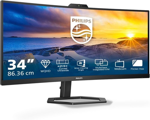 Philips 34e1c5600am wqhd - philips, 34"