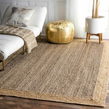 Jute teppich läufer - teppich, natur