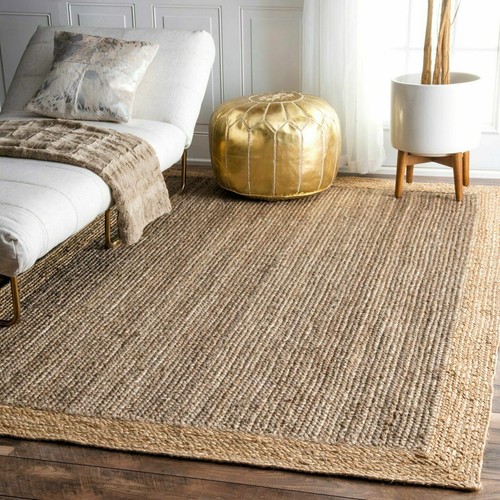 Jute teppich läufer natur - jute,