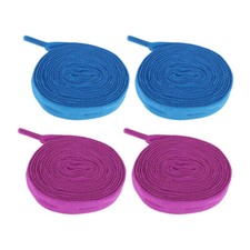 2 Paar Ersatz-Skates Schnürsenkel Rollschuhe blau violett