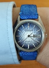 Citizen Adorex Fischschuppen Automatik 21Jewels 8050 Armband Uhr Japan 1974