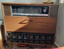 Antike Grundig Como 7  Musiktruhe Konzertschränke mit Stereo Plattenwechsler 