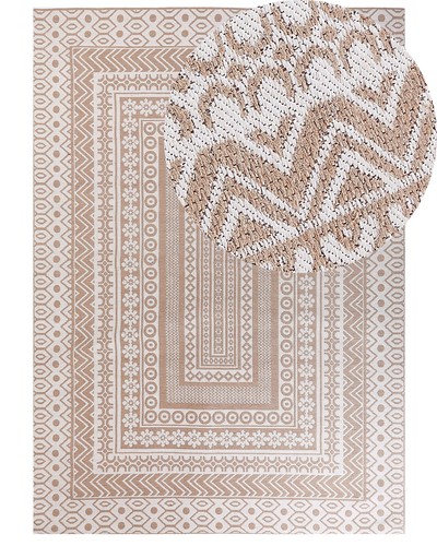 Teppich jute beige weiß 160 - beige,