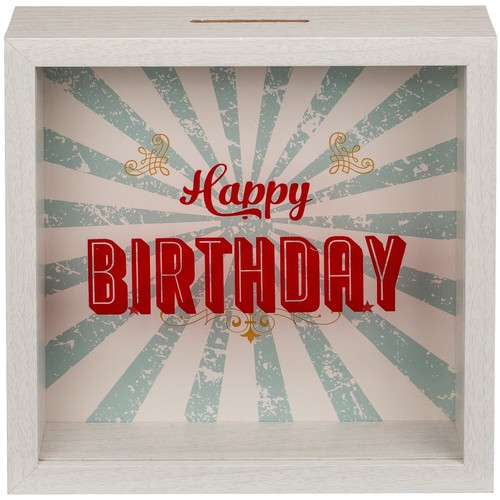 Money box gift happy - money, "happy
