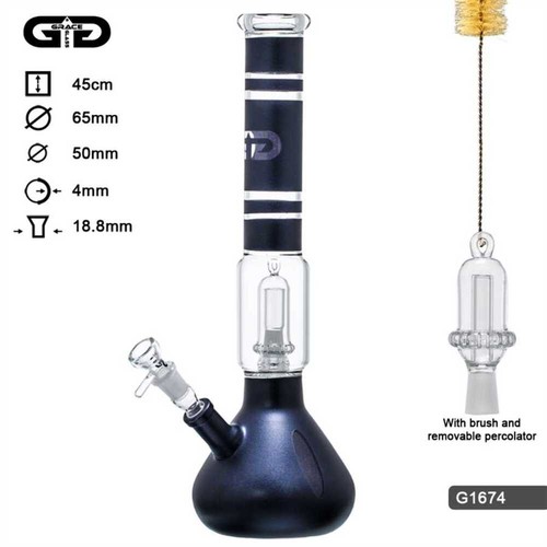 Grace glass bong black - bong,