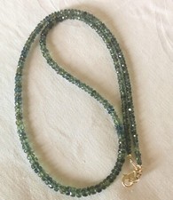 Saphirkette grün - 46 cm -