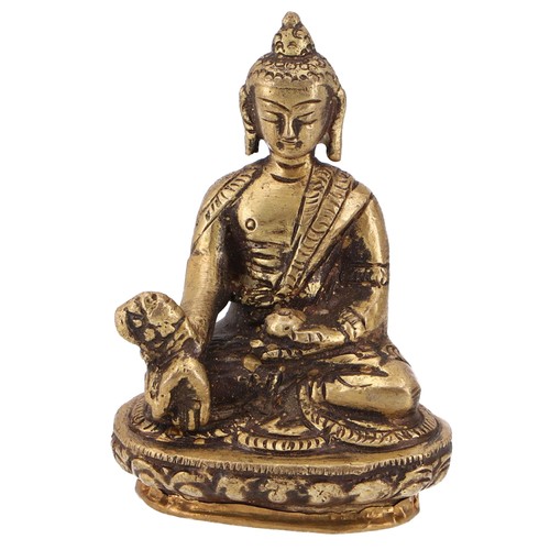 Buddha statue aus messing - statue,