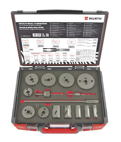 Würth orsy zylindersägen set - würth, zylindersägen-set