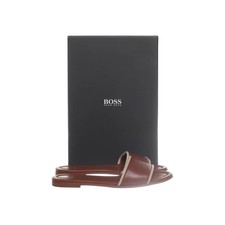 Hugo Boss, Pantoletten, Größe: 37, Leder, Braun, Damen #GMB