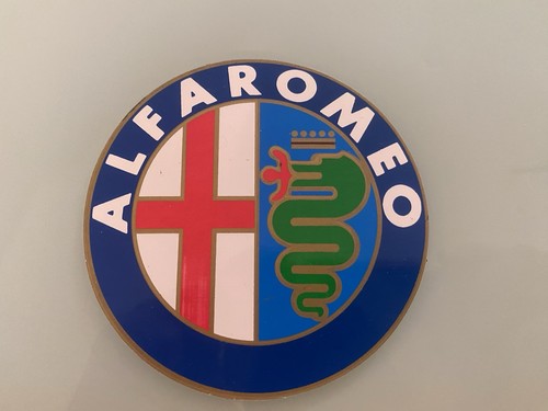 Alfa romeo vintage aufkleber - alfa,