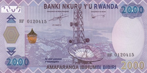 Ruanda 2000 francs - ruanda,