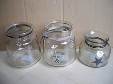  Windlicht-Set 3-tlg mit