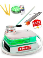 Portable White Small Hookah