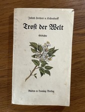 " Trost der Welt " Gedichte